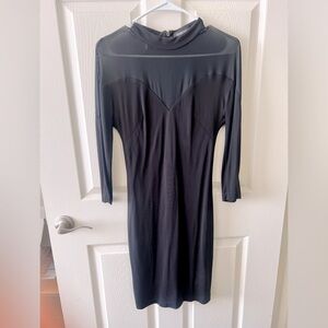 bebe: mesh dress